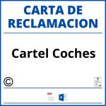 Modelo Carta Reclamacion Cartel Coches