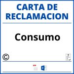 Modelo Carta Reclamacion Consumo