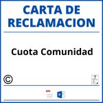 Modelo Carta Reclamacion Cuota Comunidad