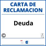 Modelo Carta Reclamacion Deuda