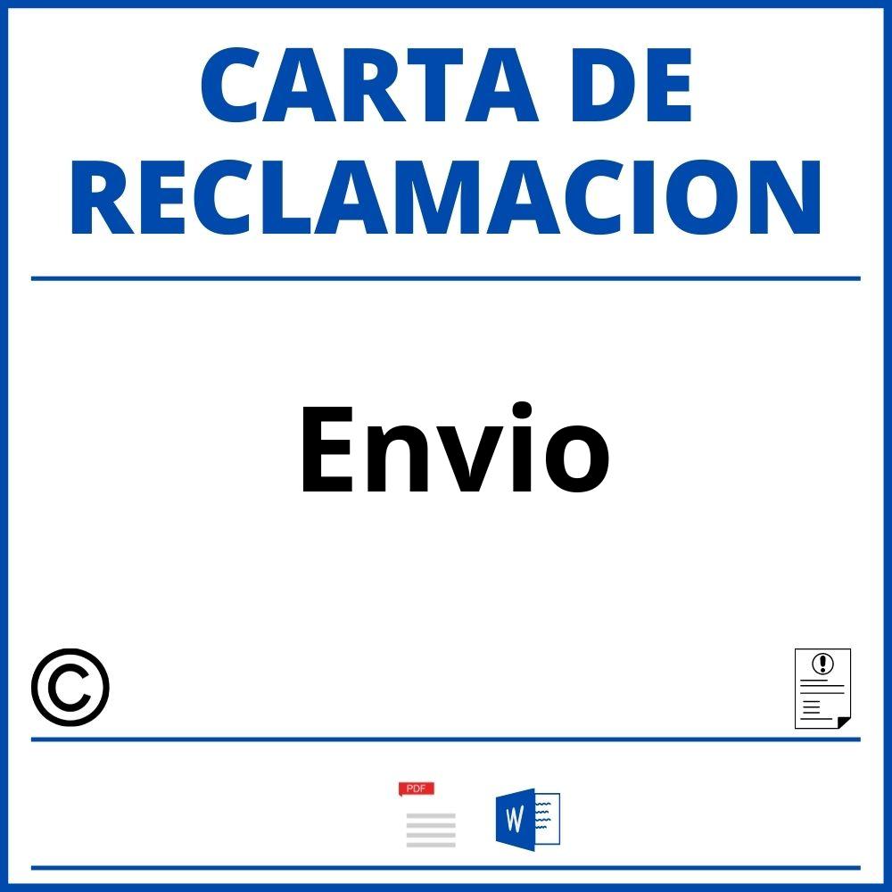 Modelo Carta Reclamacion Envio