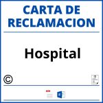 Modelo Carta Reclamacion Hospital