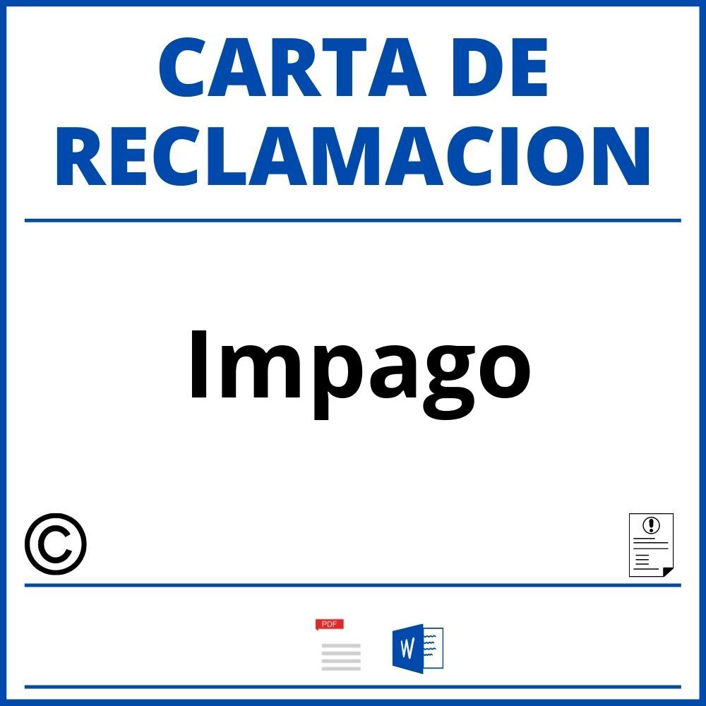 Modelo Carta Reclamacion Impago