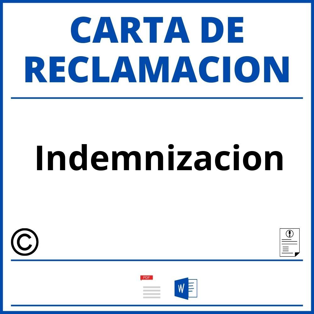 Modelo Carta Reclamacion Indemnizacion