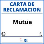 Modelo Carta Reclamacion Mutua