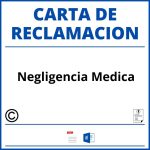 Modelo Carta Reclamacion Negligencia Medica