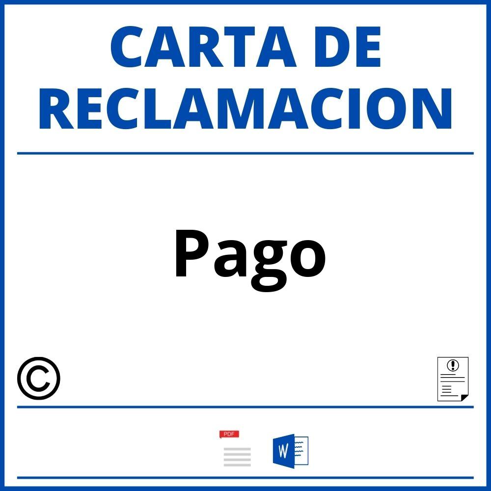 Modelo Carta Reclamacion Pago