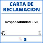 Modelo Carta Reclamacion Responsabilidad Civil