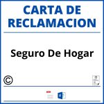 Modelo Carta Reclamacion Seguro De Hogar