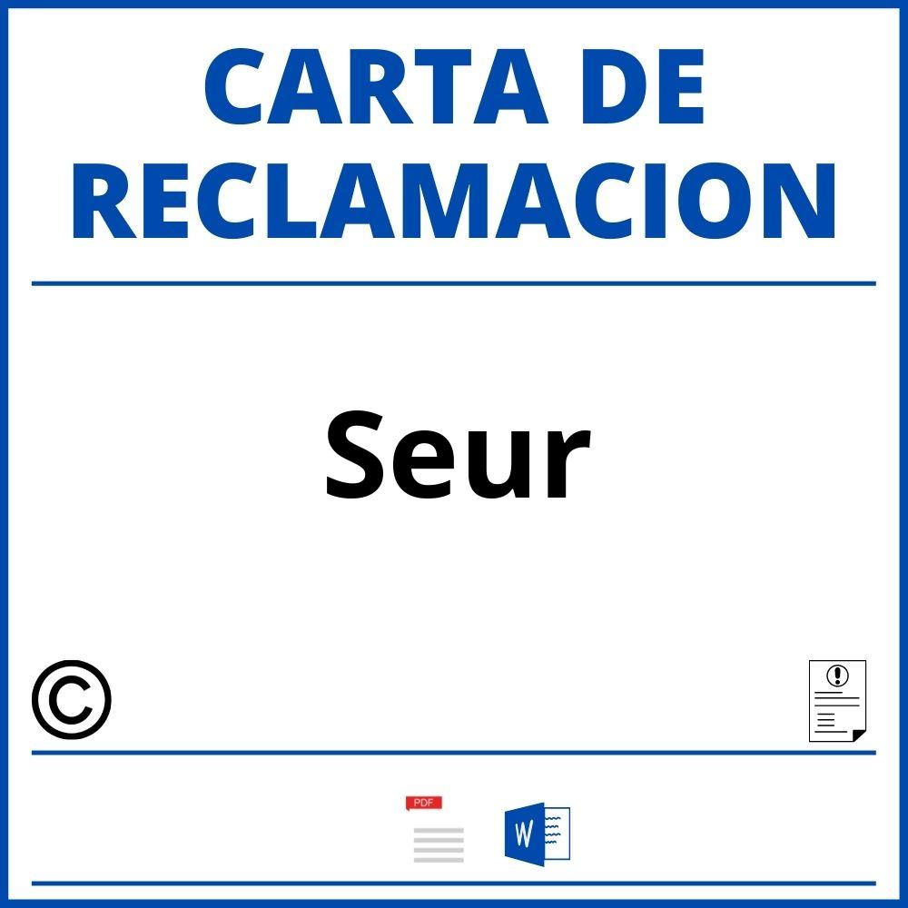 Modelo Carta Reclamacion Seur